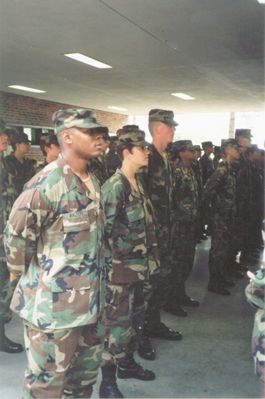 Formation
Standing in formation in Basic Training.
