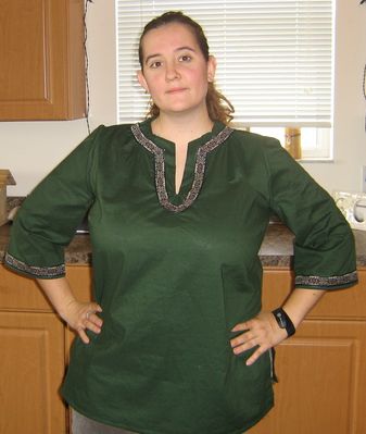 Tunic
I made this tunic in two days.
